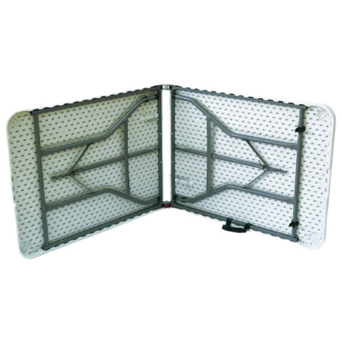 Стол складной NOSTRESS Country FT-005 (ш1800*г700*в740мм), НАГРУЗКА до 150кг, пластик белый, 680054