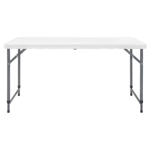 Стол складной NOSTRESS Country FT-004 (ш1220*г610*в740/580мм) НАГРУЗКА до 150кг,пластик белый,680055