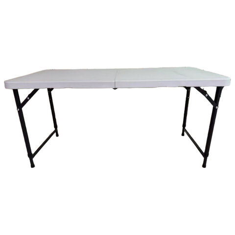 Стол складной NOSTRESS Country FT-004 (ш1220*г610*в740/580мм) НАГРУЗКА до 150кг,пластик белый,680055