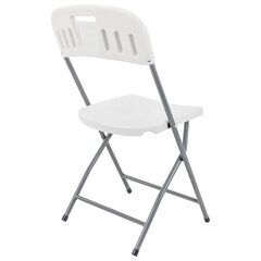 Стул складной NOSTRESS (НОСТРЕСС) &laquo;Country FC-003&raquo;, усиленный каркас, НАГРУЗКА до 150 кг, пластик HDPE, белый, 680056