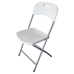 Стул складной NOSTRESS (НОСТРЕСС) "Country FC-003", НАГРУЗКА до 150 кг, КОМПЛЕКТ 2 шт., пластик HDPE, белый, 680059