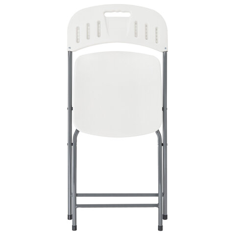 Стул складной NOSTRESS Country FC-003, НАГРУЗКА до 150кг, КОМПЛЕКТ 2шт., пластик HDPE белый,680059