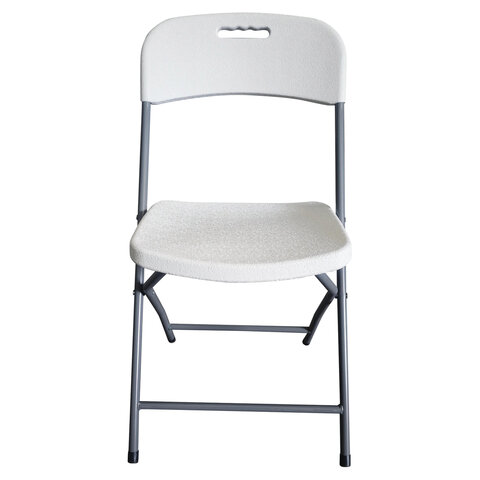 Стул складной NOSTRESS Country FC-003, НАГРУЗКА до 150кг, КОМПЛЕКТ 2шт., пластик HDPE белый,680059