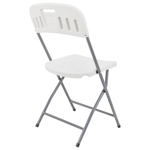 Стул складной NOSTRESS Country FC-003, НАГРУЗКА до 150кг, КОМПЛЕКТ 2шт., пластик HDPE белый,680059