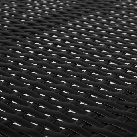 Комплект складной мебели (стол и 2 стула) NOSTRESS Wicker FS-020, металл черный, иск.ротанг, 680061