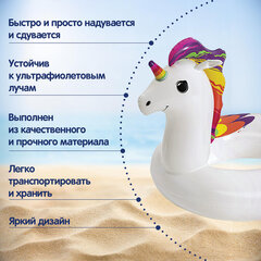 Надувной круг для плавания "Волшебный Единорог" 119х91 см, от 10 лет, BESTWAY, 36159