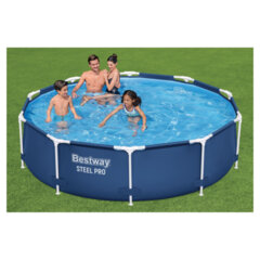 Каркасный бассейн с фильтр-насосом 1249 л/<wbr/>ч, &laquo;Steel Pro&raquo; 305&times;76 см, 4678 л, BESTWAY, 56679