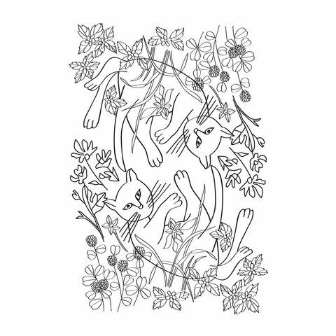 Раскраска-Антистресс КОТОТЕРАПИЯ, 210х280мм, 128 страниц, склейка, ЭКСМО, 33160