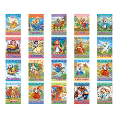 Книжка-раскраска &laquo;Любимые сказки&raquo;, ассорти, 16 стр., 210&times;290 мм, HATBER