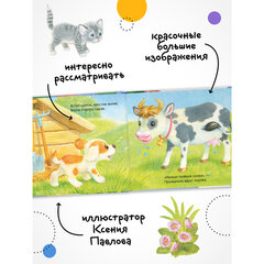 Книга тактильная &laquo;Потрогай и погладь. Львенок и Щенок&raquo;, 12 стр., 22,5&times;20 см, АССОРТИ, МОЗАИКА-СИНТЕЗ