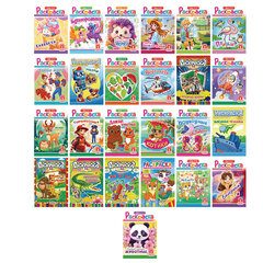 Раскраска с заданиями +56 наклеек "Наклей и раскрась" с цветным фоном, А5, 16 стр., 16,2х23,4 см, АССОРТИ, ЛиС