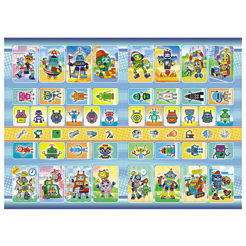 Раскраска с заданиями + 56 наклеек "Наклей и раскрась" с цветным фоном, А5, 16 стр., 16,2х23,4 см, АССОРТИ, ЛиС - фото 17