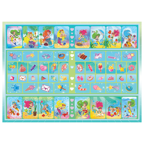 Раскраска с заданиями + 56 наклеек "Наклей и раскрась" с цветным фоном, А5, 16 стр., 16,2х23,4 см, АССОРТИ, ЛиС - фото 20