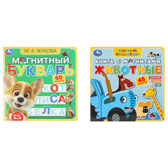 Книга с магнитами, 6 страниц, 2 вида, 200&times;200 мм, АССОРТИ, УМКА