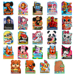 Книжка-раскраска с вырубкой в виде персонажа, "ЛИЦЕНЗИОННЫЕ СЮЖЕТЫ", ассорти, 210х285 мм, 16 страниц, УМКА