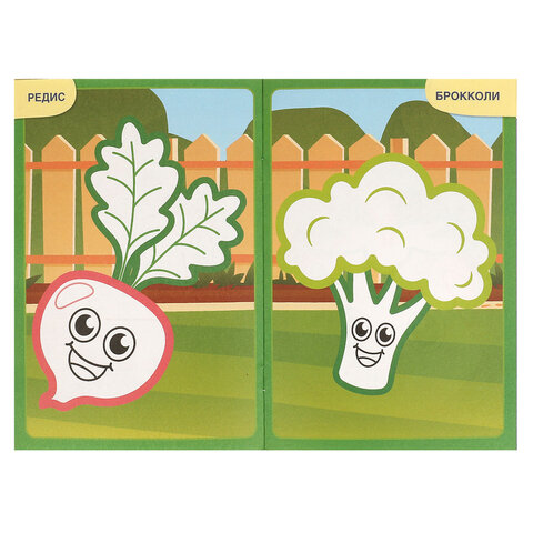 Книжка-раскраска с цветным контуром, ДЛЯ МАЛЫШЕЙ 2-3 лет, ассорти, 145х210 мм, 16 стр., УМКА