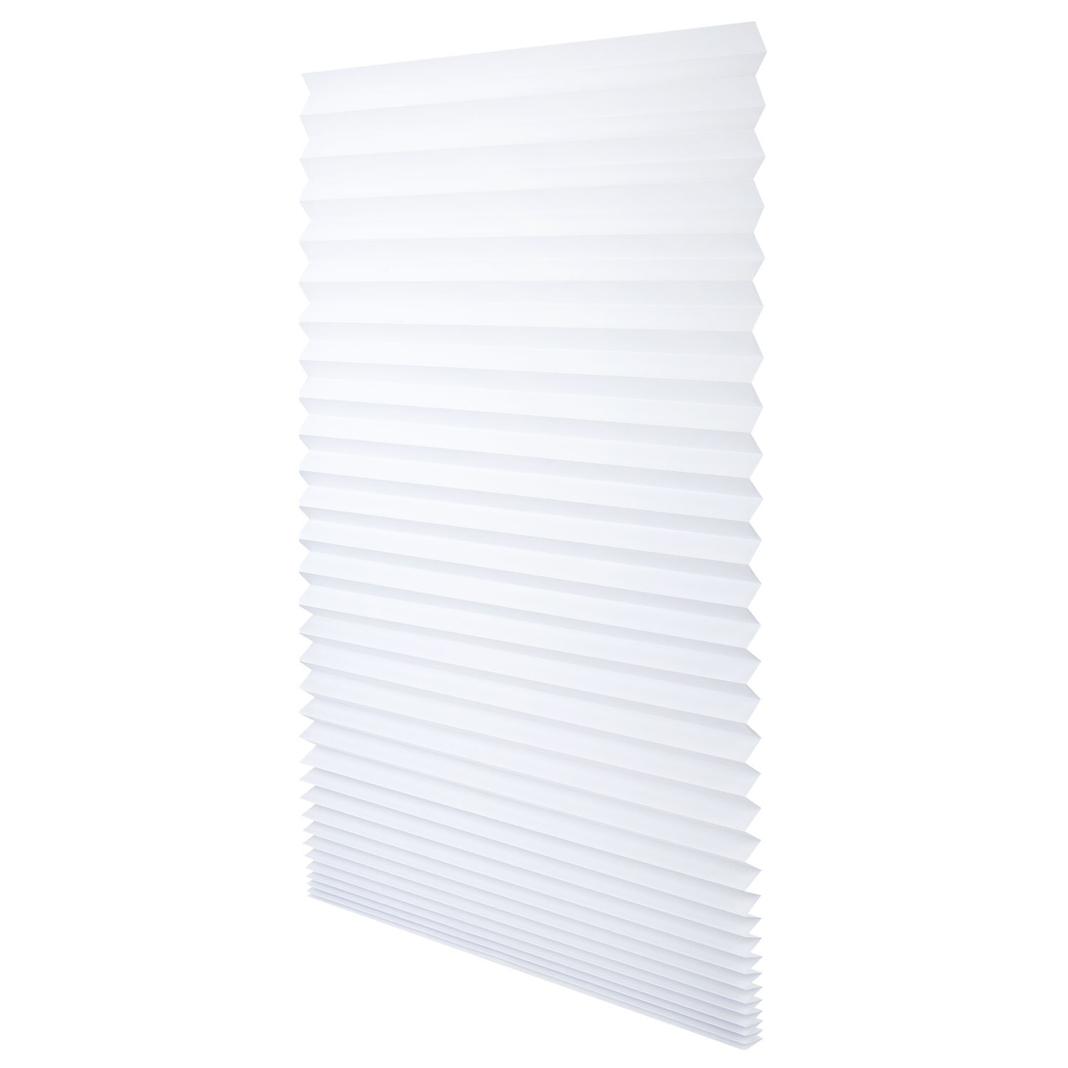 Жалюзи-плиссе, штора бумажная самоклеящаяся BRABIX, 60х180 см, ЭКО, 80 г/м2, цвет белый, 1 шт., 700001