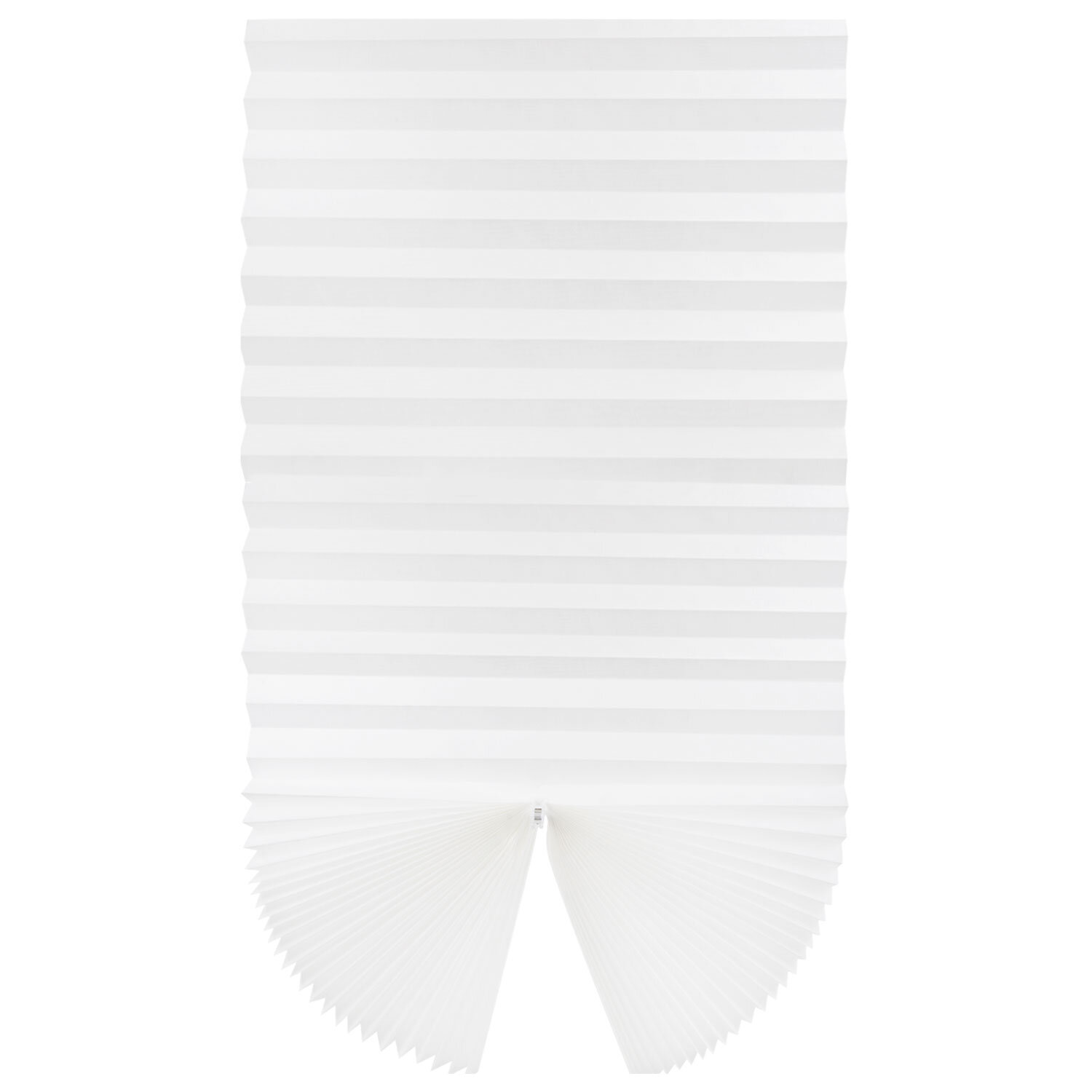 Жалюзи-плиссе, штора тканевая самоклеящаяся КОМПЛЕКТ 2 шт., BRABIX 60х180 см, "СТАНДАРТ", 60 г/м2, цвет белый, 700005