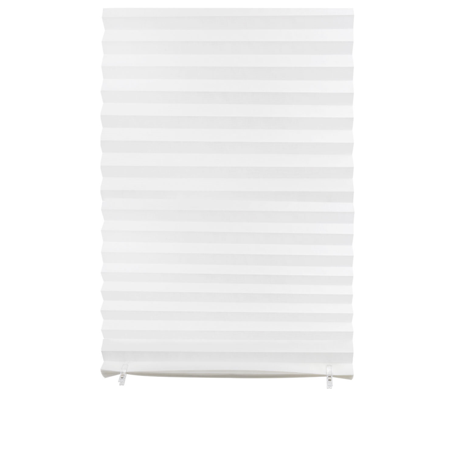 Жалюзи-плиссе, штора тканевая самоклеящаяся КОМПЛЕКТ 2 шт., BRABIX 60х180 см, "СТАНДАРТ", 60 г/м2, цвет белый, 700005