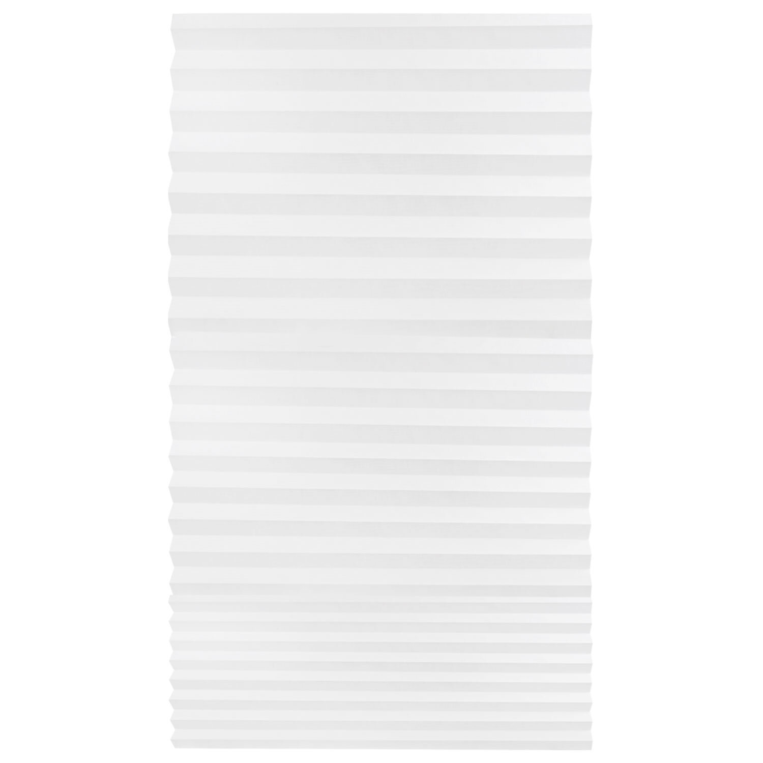 Жалюзи-плиссе, штора тканевая самоклеящаяся КОМПЛЕКТ 2 шт., BRABIX 60х180 см, "СТАНДАРТ", 60 г/м2, цвет белый, 700005