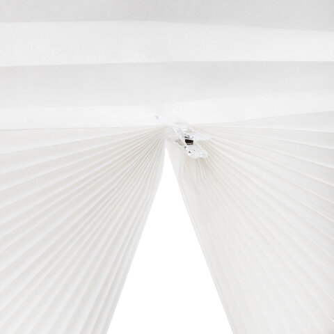 Жалюзи-плиссе, штора тканевая самоклеящаяся BRABIX, 60х180 см, СТАНДАРТ+, 80 г/м2, цвет белый, 1 шт., 700007 - фото 5