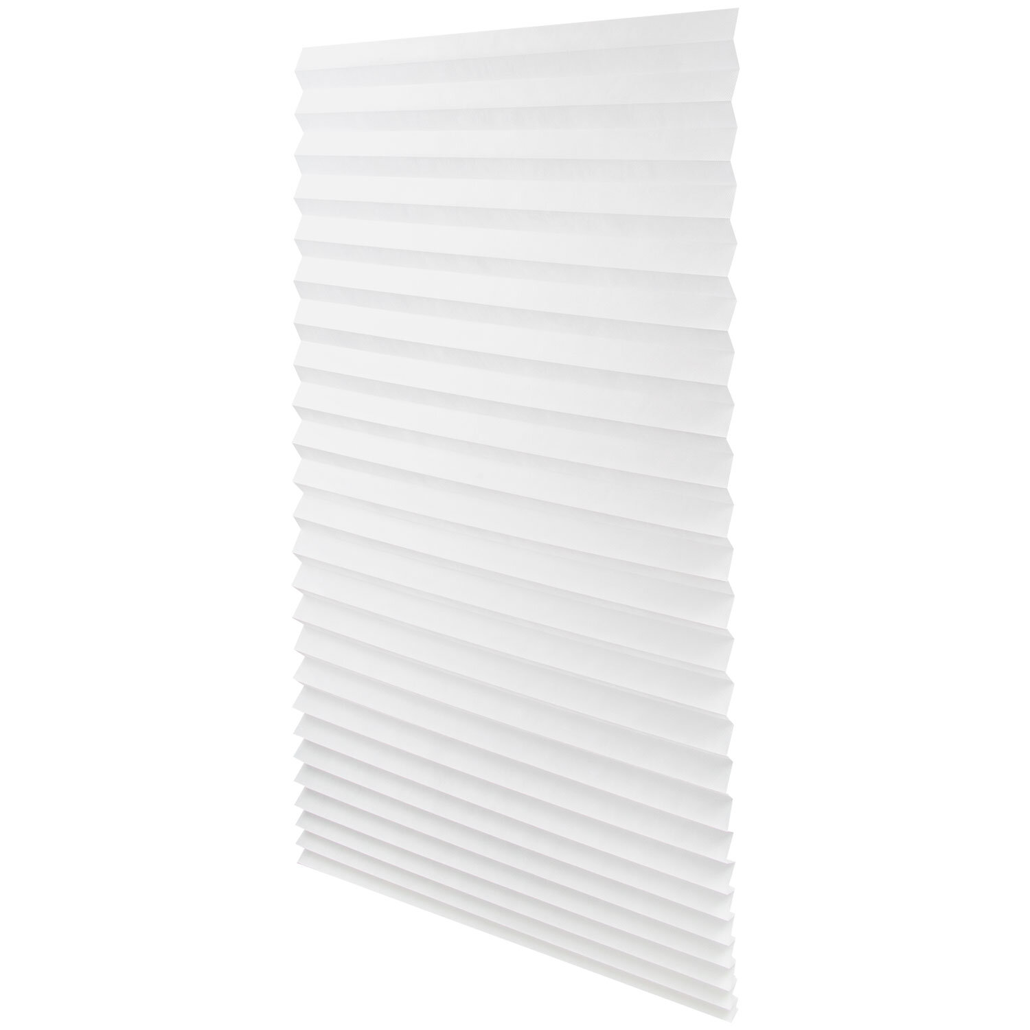 Жалюзи-плиссе, штора тканевая самоклеящаяся BRABIX, 60х180 см, "СТАНДАРТ+", 80 г/м2, цвет белый, 1 шт., 700007