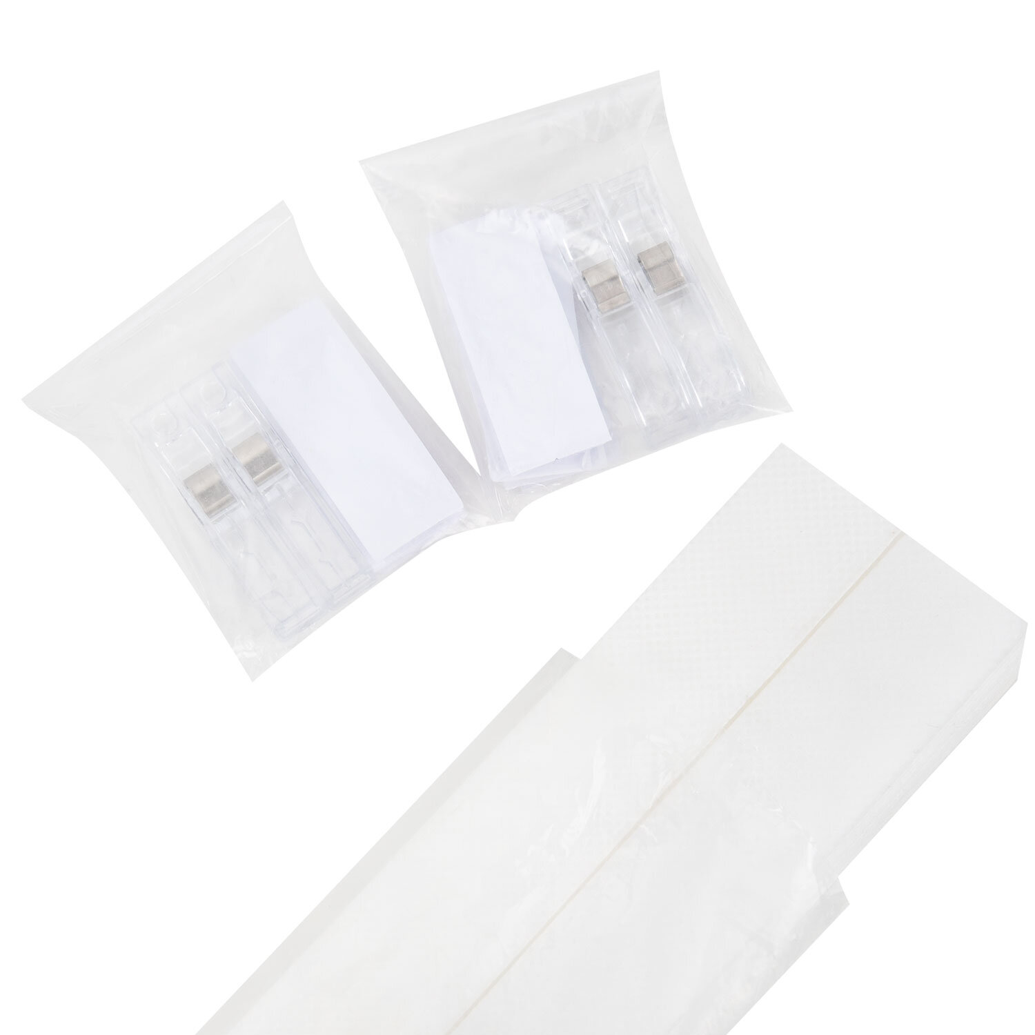 Жалюзи-плиссе, штора тканевая самоклеящаяся КОМПЛЕКТ 2 шт., BRABIX, 90х180 см, "СТАНДАРТ+", 80 г/м2, цвет белый, 700009