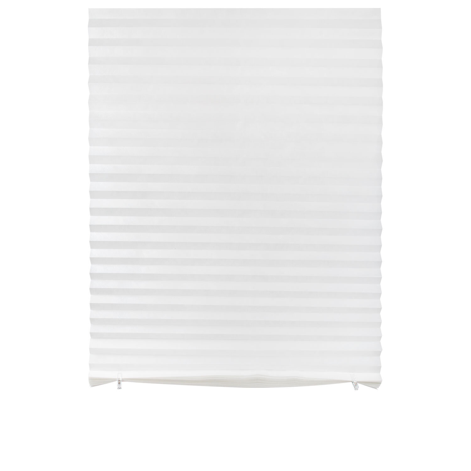 Жалюзи-плиссе, штора тканевая самоклеящаяся КОМПЛЕКТ 2 шт., BRABIX, 90х180 см, "СТАНДАРТ+", 80 г/м2, цвет белый, 700009