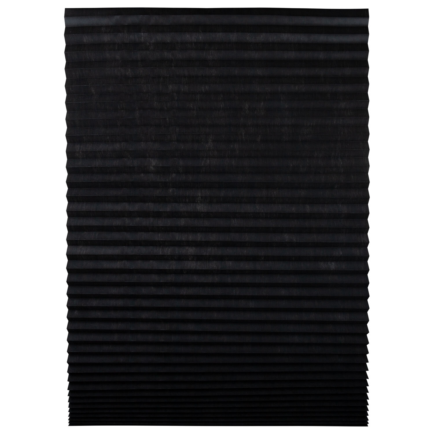 Жалюзи-плиссе, штора тканевая самоклеящаяся BRABIX, 90х180 см, "СТАНДАРТ+", 80 г/м2, цвет черный, 1 шт., 700016