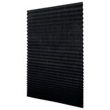 Жалюзи-плиссе, штора тканевая самоклеящаяся BRABIX, 90х180 см, "СТАНДАРТ+", 80 г/м<sup>2</sup>, цвет черный, 1 шт., 700016