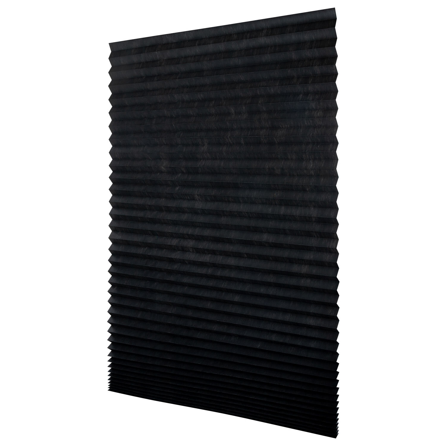 Жалюзи-плиссе, штора тканевая самоклеящаяся BRABIX, 90х180 см, "СТАНДАРТ+", 80 г/м2, цвет черный, 1 шт., 700016