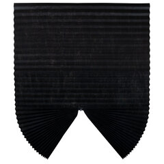 Жалюзи-плиссе, штора тканевая самоклеящаяся BRABIX, 120&times;180 см, СТАНДАРТ+, 80 г/<wbr/>м<sup>2</sup>, цвет черный, 1 шт., 700017
