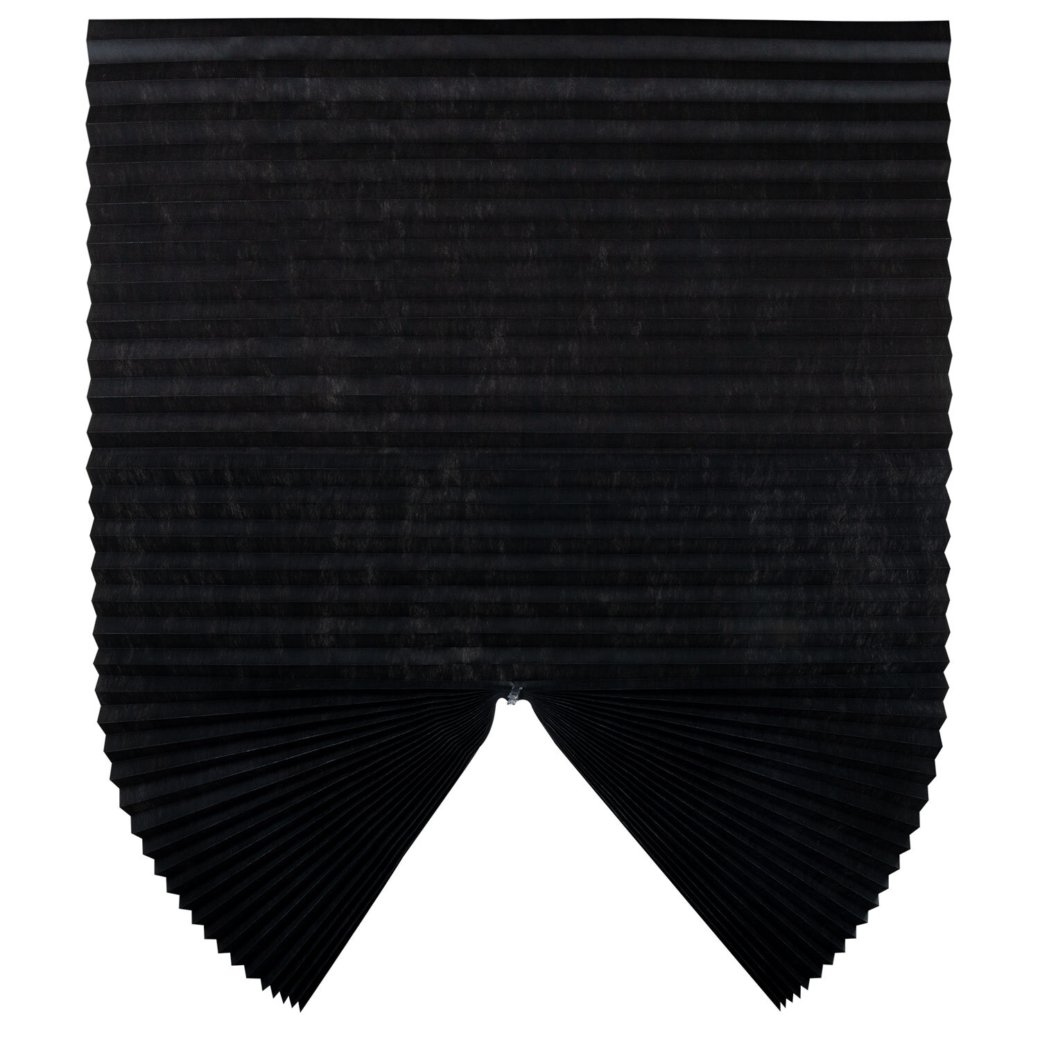 Жалюзи-плиссе, штора тканевая самоклеящаяся BRABIX, 120х180 см, "СТАНДАРТ+", 80 г/м2, цвет черный, 1 шт., 700017