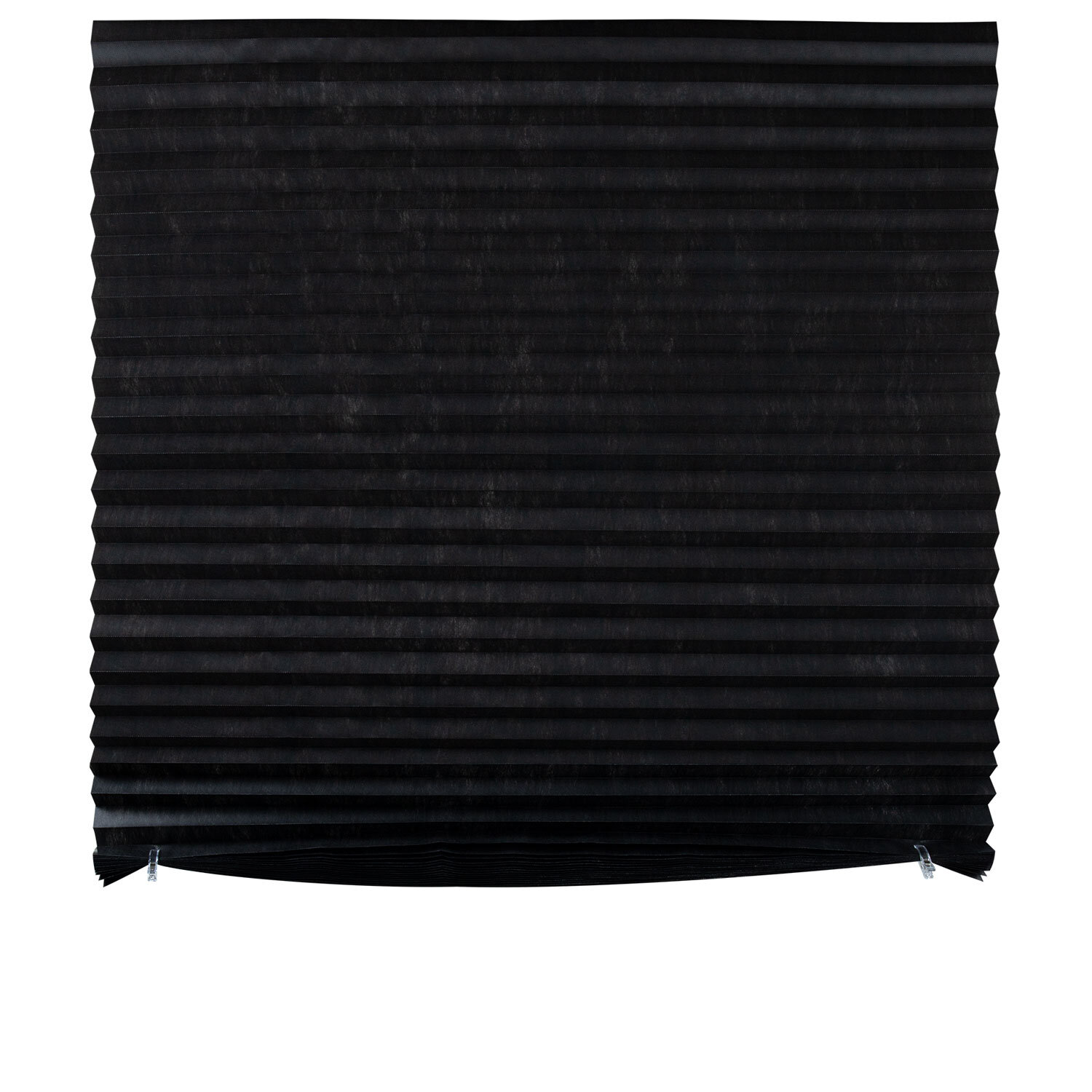 Жалюзи-плиссе, штора тканевая самоклеящаяся BRABIX, 120х180 см, "СТАНДАРТ+", 80 г/м2, цвет черный, 1 шт., 700017