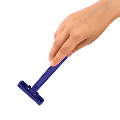 Бритвенные станки одноразовые, 2 лезвия, увлажняющая полоска, фиксированная головка, 5 шт., синий, X-ONE (ИКС-УАН), 700028