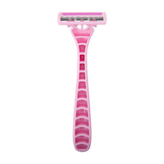 Бритвенные станки одноразовые, 3 лезвия, увлажняющая полоска, плавающая головка, 10 шт., розовый, X-ONE (ИКС-УАН), 700035