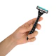 Бритвенные станки одноразовые, 3 лезвия, увлажняющая полоска, плавающая головка, 10 шт., синий, X-ONE (ИКС-УАН), 700037