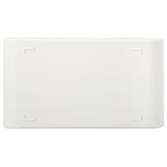 Дозатор DOUBLE для мыла/<wbr/>геля и моющего средства/<wbr/>шампуня, 2&times;350 мл, органайзер для губок и щеток, БЕЛЫЙ, 10&times;18&times;17 см, LAIMA HOME, 700044