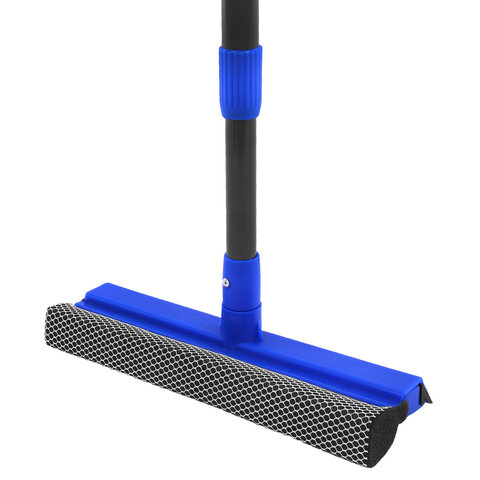 Окномойка КОМПЛЕКТ черенок металлопластик 70-120см + рабочая часть 25см (в разборе), ЛЮБАША, 700049