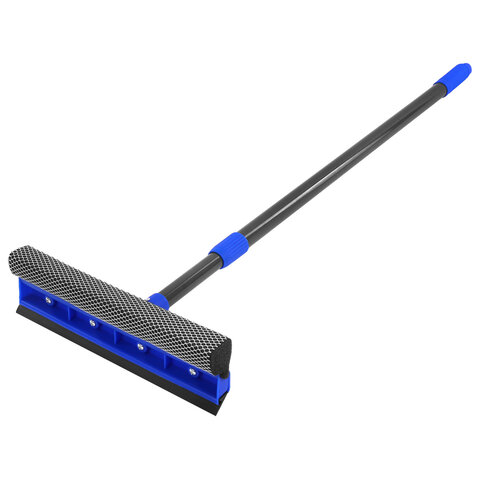 Окномойка с телескопическим черенком из металлопластика 70-120см и рабочей частью 25см,ЛЮБАША,700050