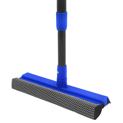 Окномойка с телескопическим черенком из металлопластика 70-120см и рабочей частью 25см,ЛЮБАША,700050