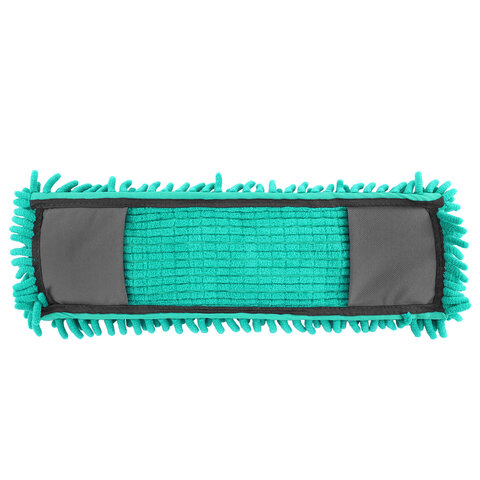 Швабра КОМПЛЕКТ флаундер 40 см + МОП синель (ТИП К) + черенок 70-120 см, ЛЮБАША БЮДЖЕТ, 700051