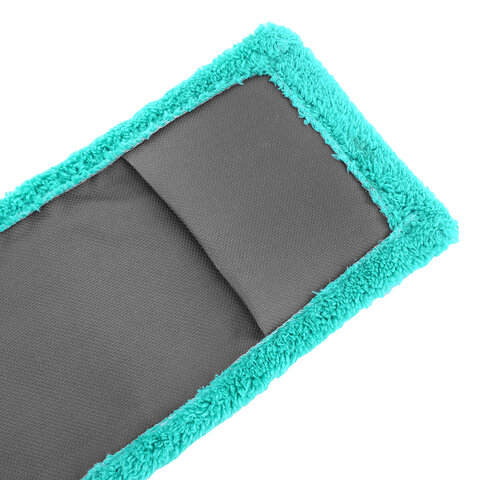 Швабра КОМПЛЕКТ флаундер 40см + МОП микрофибра (ТИП К) + черенок 70-120см, ЛЮБАША БЮДЖЕТ, 700052