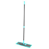 Швабра КОМПЛЕКТ флаундер 40 см + МОП микрофибра (ТИП К) + черенок 70-120 см, ЛЮБАША БЮДЖЕТ, 700052