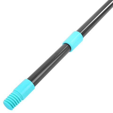 Швабра КОМПЛЕКТ флаундер 40см + МОП микрофибра (ТИП К) + черенок 70-120см, ЛЮБАША БЮДЖЕТ, 700052