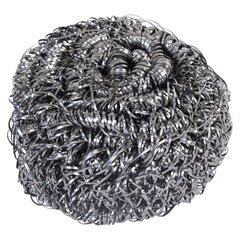 Губка (мочалка) металлическая спиральная 15 г, для посуды, гриля, плиты, LAIMA (ЛАЙМА), 700061