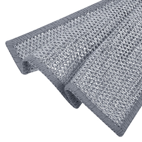 Тряпки салфетки скрабер металл. эффект 20*20см КОМПЛЕКТ 3шт ДВУХСЛОЙНЫЕ посуда, уборка,LAIMA,700063