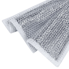 Тряпки-салфетки металлические, сетка-скрабер, 20&times;20 см, КОМПЛЕКТ 10 штук, для мытья посуды и уборки, не оставляет царапин, LAIMA, 700065