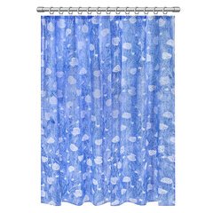 Шторка для ванной ПОЛИЭСТЕР, 180&times;180 см, кольца в комплекте, МОРЕ, PRIMILA (ПРИМИЛА), 700077