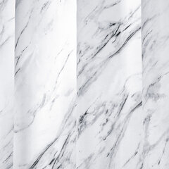 Шторка для ванной ПОЛИЭСТЕР, 180&times;200 см, кольца в комплекте, БЕЛЫЙ МРАМОР, PRIMILA (ПРИМИЛА), 700084